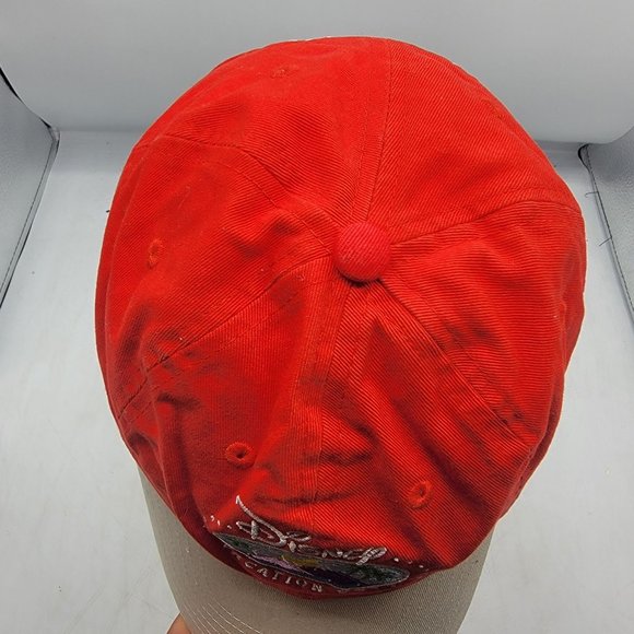 Disney Vacation Club Member Adults Red Hat Cap Adjustable Comfort Casual - Picture 6 of 9